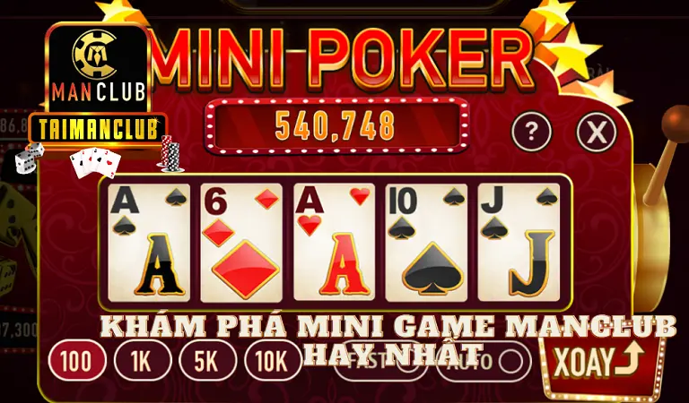 Khám phá mini game MANCLUB hay nhất